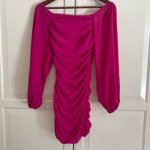 Dark pink mini prom/cocktail/homecoming dress size small never worn